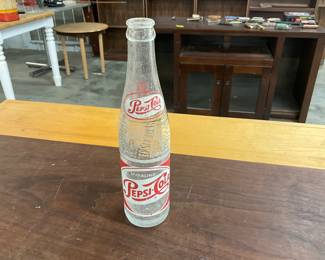 Sparkling Pepsi-Cola Glass Bottle