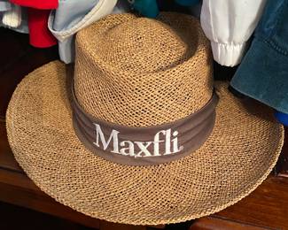 Vintage Maxfli Straw Golf Hat