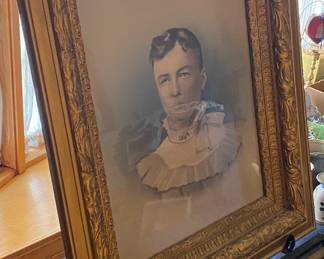 Victorian Gesso Framed Photograph