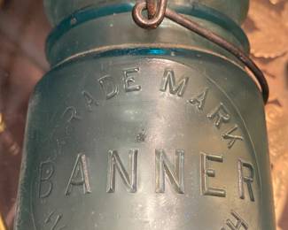 Old Banner Wide Mouth Jar
