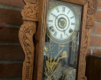 Old Mantle Clock with Key
