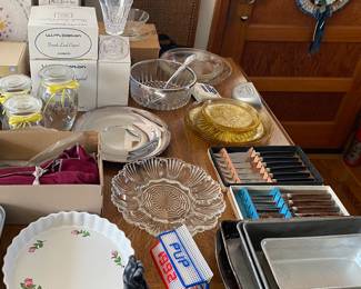 Egg Plate, Baking Pans and more