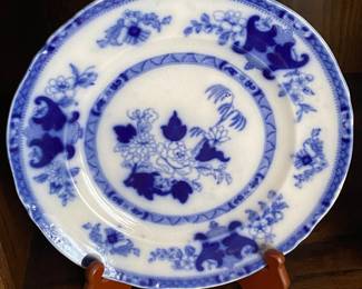 Flow Blue Plate
