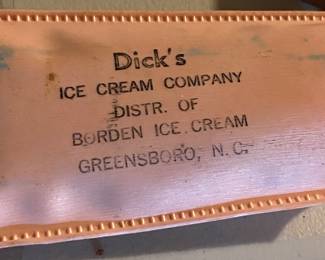 Dick's Ice Cream Premium Borden Greensboro, N.C.