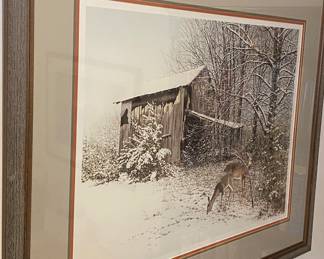 Signed and Numbered "The Thicket's Edge" Print by Mel Steele