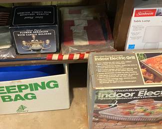 Sleeping Bag/Electric Grill