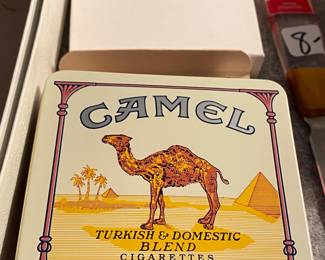 Camel Cigarette Tins