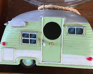 Figural Trailer Bird House