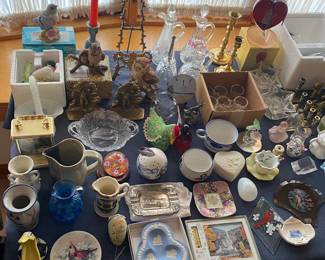 Assorted Glass and Collectibles