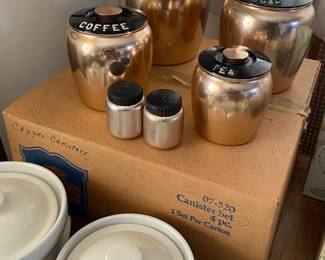 Mid-century Canister Set 