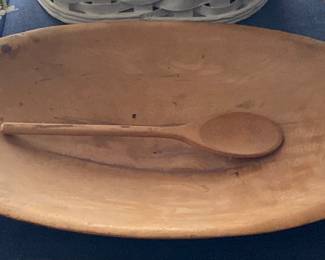 Wooden Dough Bowl