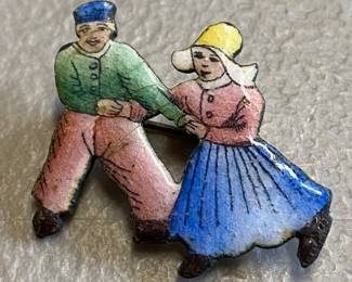 Vintage Czech Enamel Pin