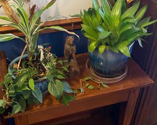 Small Table with Planters