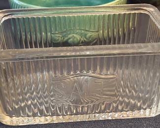 Glass Salt Container