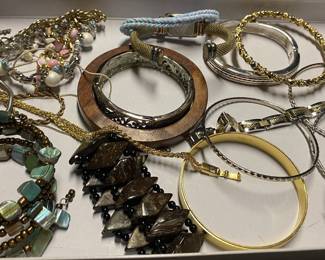 Assorted Costume Bracelets and Necklaces
