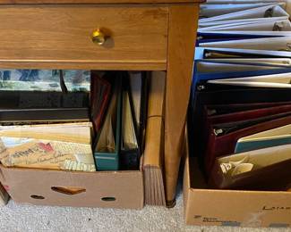 Assorted Notebooks and Paper Items