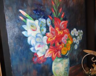 Large still life "Flowers in Vase".