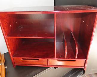 Table top desk/stationery organizer.