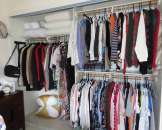 Ladies clothing, mens jackets.