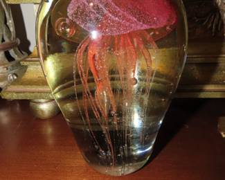 Large jelly fish paperweight.