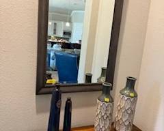 Beautiful entryway table and decor