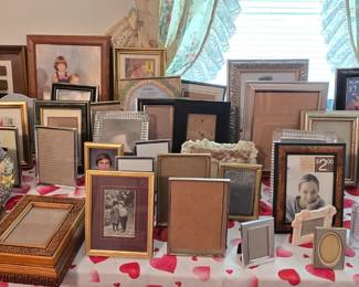 Large Assortment of Picture Frames