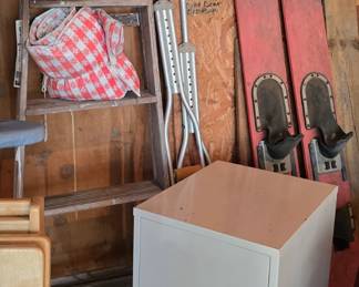 Skies - File Cabinet- Ladder