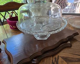 Lazy Susan - Cake Plate with Dome