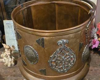 Copper Fire Bucket 