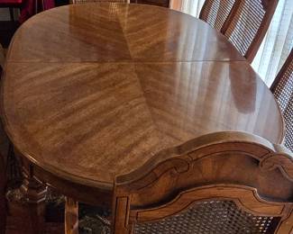 Hope everyone is doing good. We are back at it. This is a 2 story house full of treasures.  Lived in house for 48 years! Midcentury Dining Table with 2 leaves and 8 chairs.  Perfect for Thanksgiving Dinner.