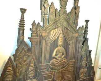 Temple carving 8' tall