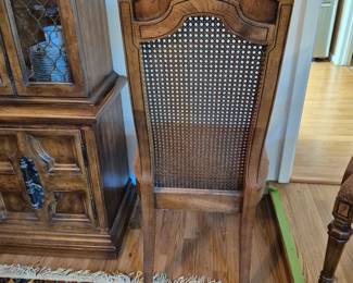 Back of dining chair