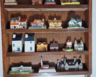 Rack of miniature houses