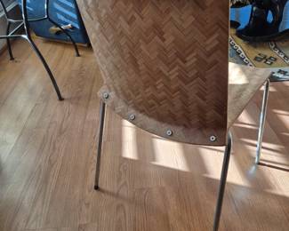 Back os woven chair, one of four
