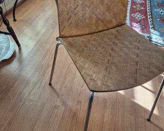 Front owoven chair, one of four