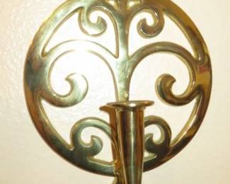 Virginia Metalcrafters Brass Wall Sconce