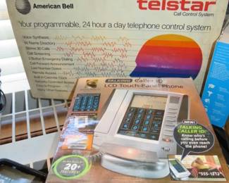 Vintage American Bell telstar Call Control System, LCD Touch Phone System 