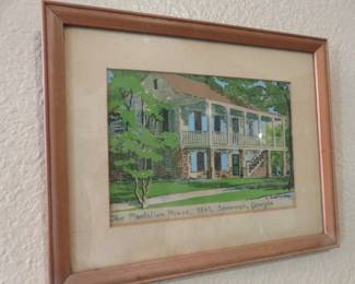 The Plantation House, 1840 Savannah Georgia