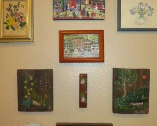 Collection of Small Paintings, Artist Signed