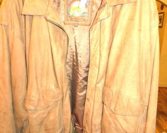 Size 2X  Men's Wilsons Adventure Bound Originals Leather Bomber Flight Jacket