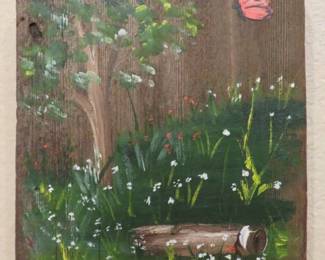 Several Small Paintings on Wood 