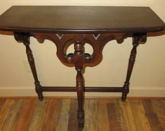 Antique Mahogany Demi-Lune Table