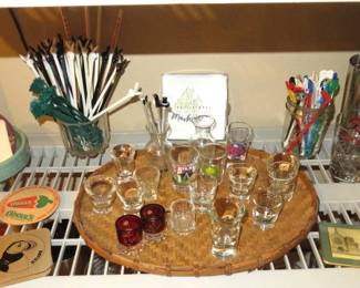 Shot Glasses, Coasters, Barware