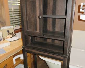 Over-the Toilet Storage Cabinet with Sliding Door