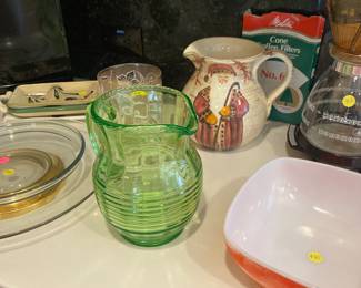 Green pitcher SOLD