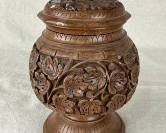 Carved Covered Jar