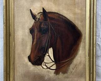 19th Century, American School, Portrait of a Horse