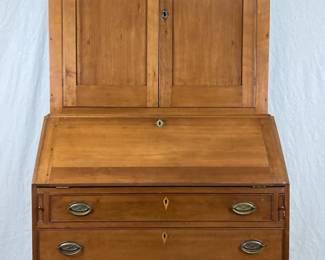 Southern Cherry Desk and Bookcase (Closed)