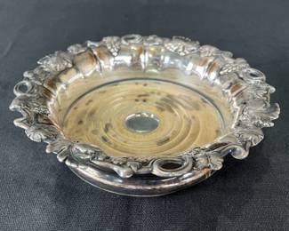 Silverplate Wine Coaster