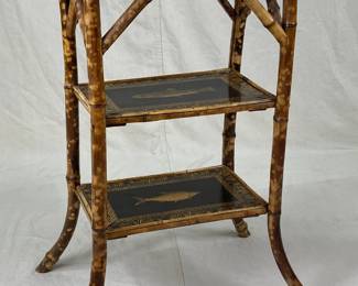 English Bamboo Tired Table